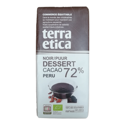 Chocolat noir dessert 72% (Pérou) 200gr