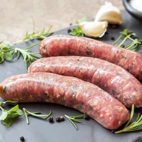 Saucisses porc/bœuf