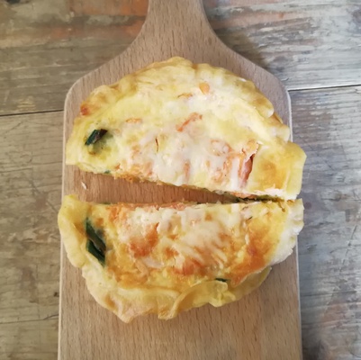Quiche au saumon fumé