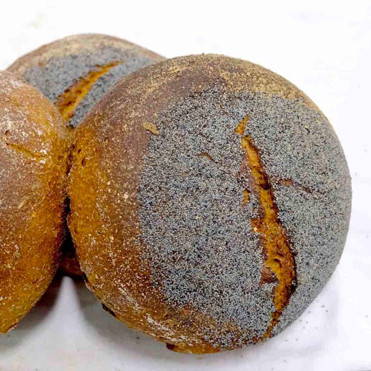 Pain levain au pavot - petit 550gr
