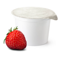 Yaourt chèvre fraise