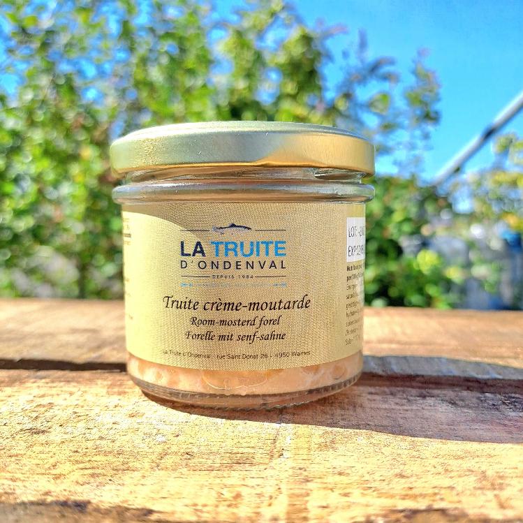 Mousse de truite crème - moutarde