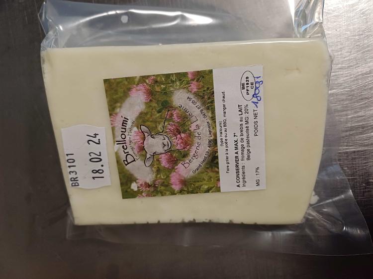 Brelloumi (fromage type haloumi) +/- 150 gr