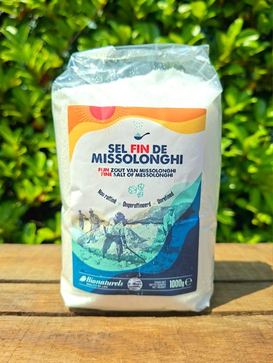 Sel fin de Mesologgiou non raffiné