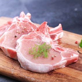 Côtelettes de porc au filet 2pces