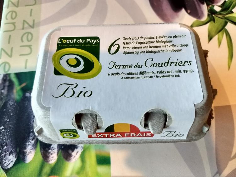 Œufs Bio par 6 pcs