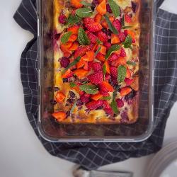 La Tranche : Clafoutis aux fruits d'été